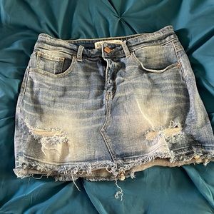 BKE size Large denim skirt